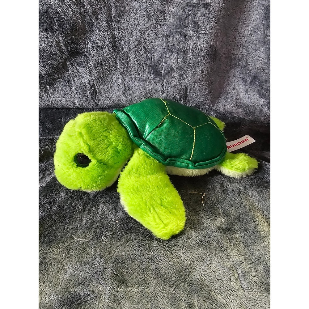 Aurora Sparkle Tales Turtle 9"‎ Plush Green (2018)
